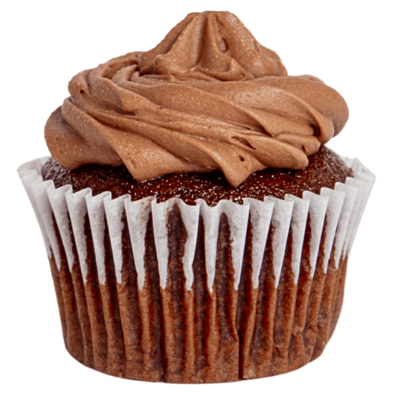 A Mike & Mike Dessert's chocolate cupcake.