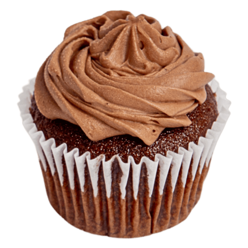 A Mike & Mike Dessert's chocolate cupcake.