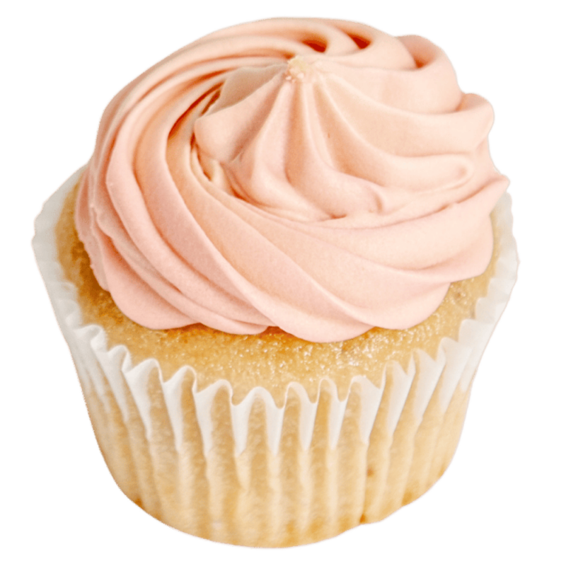 A Mike & Mike Dessert's strawberry cupcake.